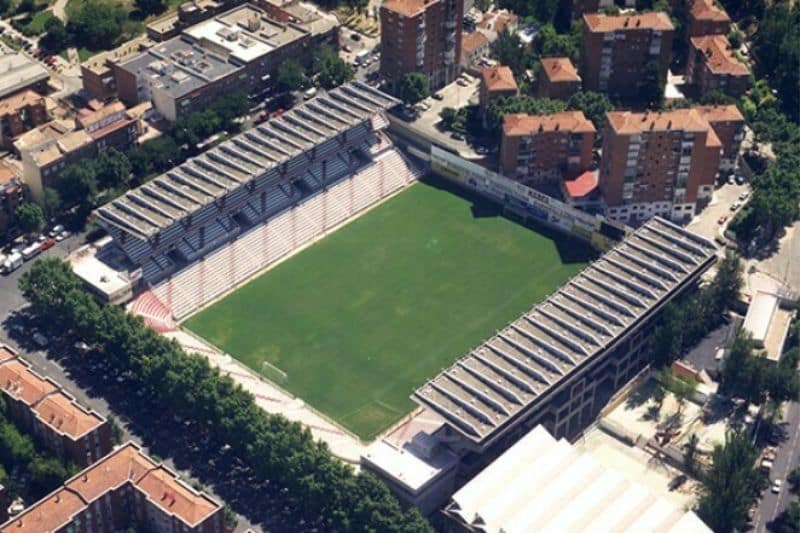 Estadio del Rayo Vallecano (fuente: Rayo Vallecano).