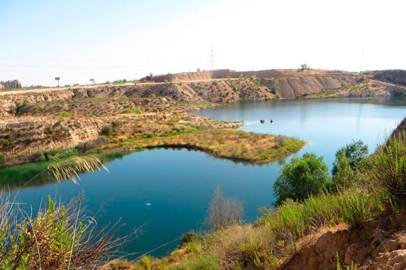 Laguna grande de Ambroz, en los terrenos que acogerán la Nueva Centralidad del Este (fuente: Ecologistas en Acción).