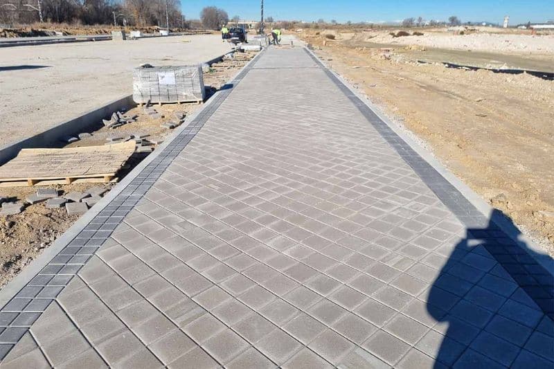 Obras de urbanización en el desarrollo de Los Ahijones (fuente: Junta de Compensación de Los Ahijones).