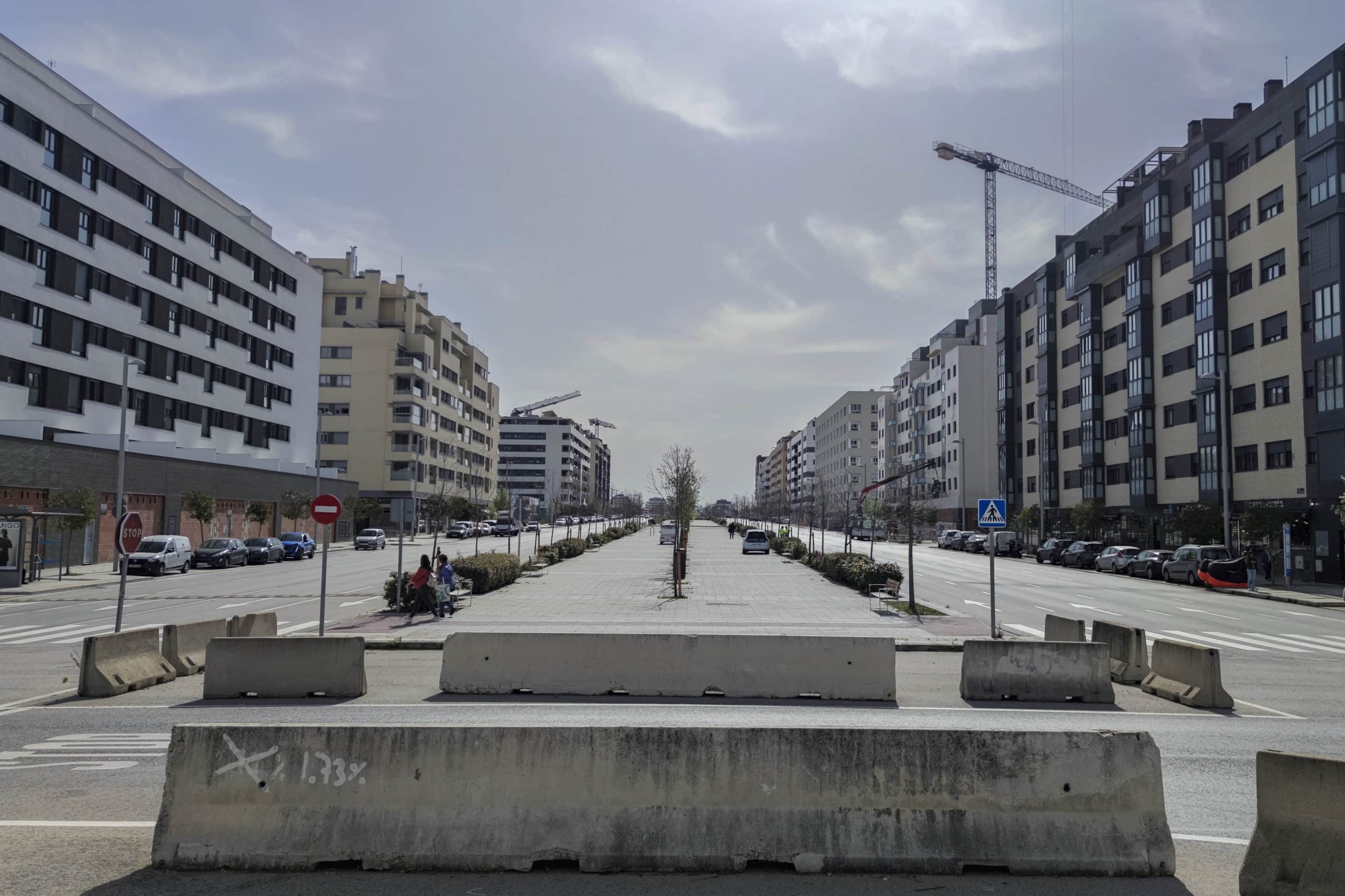 Avenida de Miguel Delibes de El Cañaveral (foto: Nuevo Sureste).