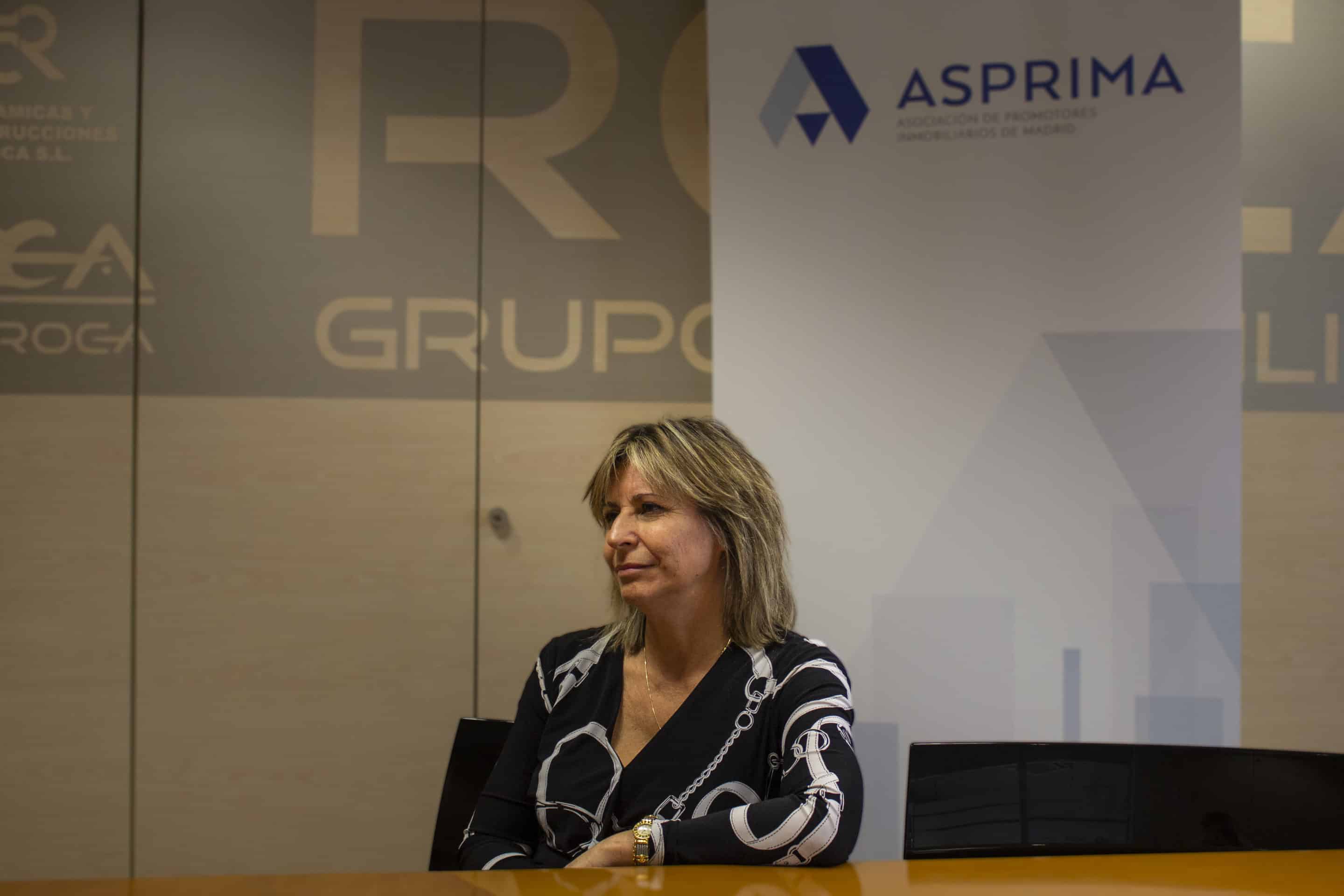 Carolina Roca, presidenta de la Asociación de Promotores Inmobiliarios de Madrid -Asprima- (fotos: Jaime Moya).