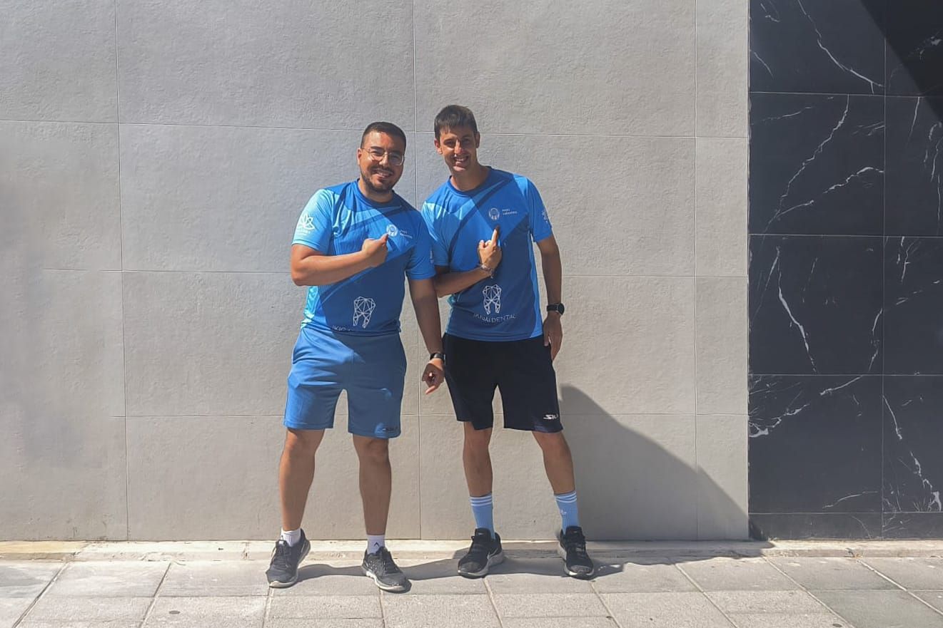 Marco y Javi son los precursores de la asociación Pádel El Cañaveral (foto: Pádel El Cañaveral)