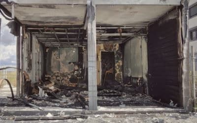 Incendio sin heridos en una caseta de obra en El Cañaveral