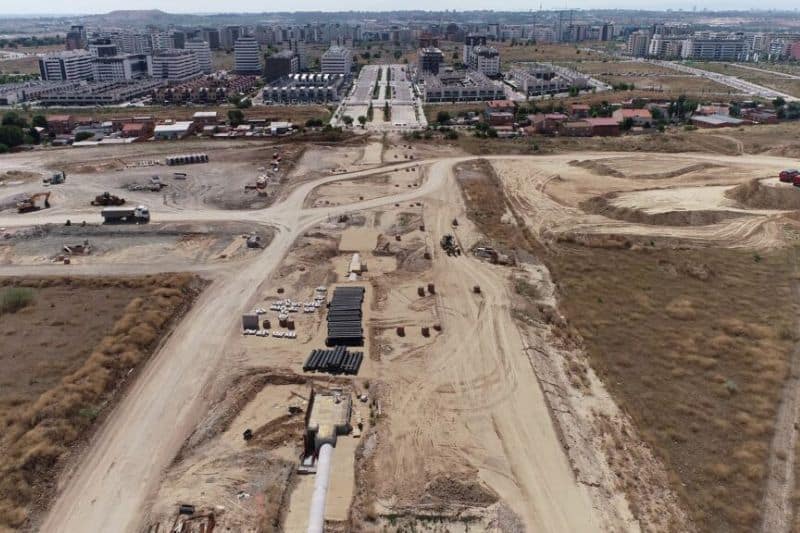 Obras de urbanización de la etapa 1 de Los Cerros en el mes de julio de 2024 (fuente: Junta de Compensación de Los Cerros)
