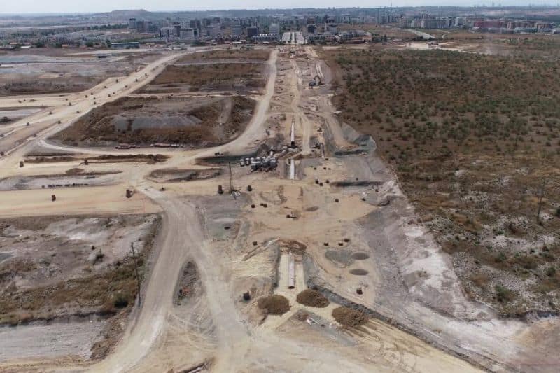 Obras de urbanización de la etapa 1 de Los Cerros en el mes de junio de 2024 (fuente: Junta de Compensación de Los Cerros)