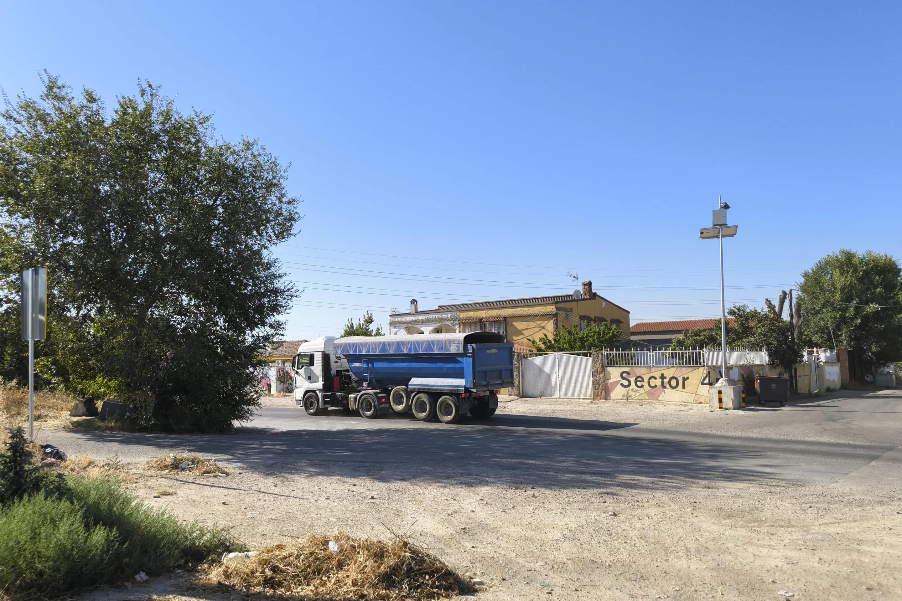 Cruce de la Cañada con baja visibilidad (foto: Nuevo Sureste)