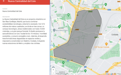 El mapa de la Nueva Centralidad del Este
