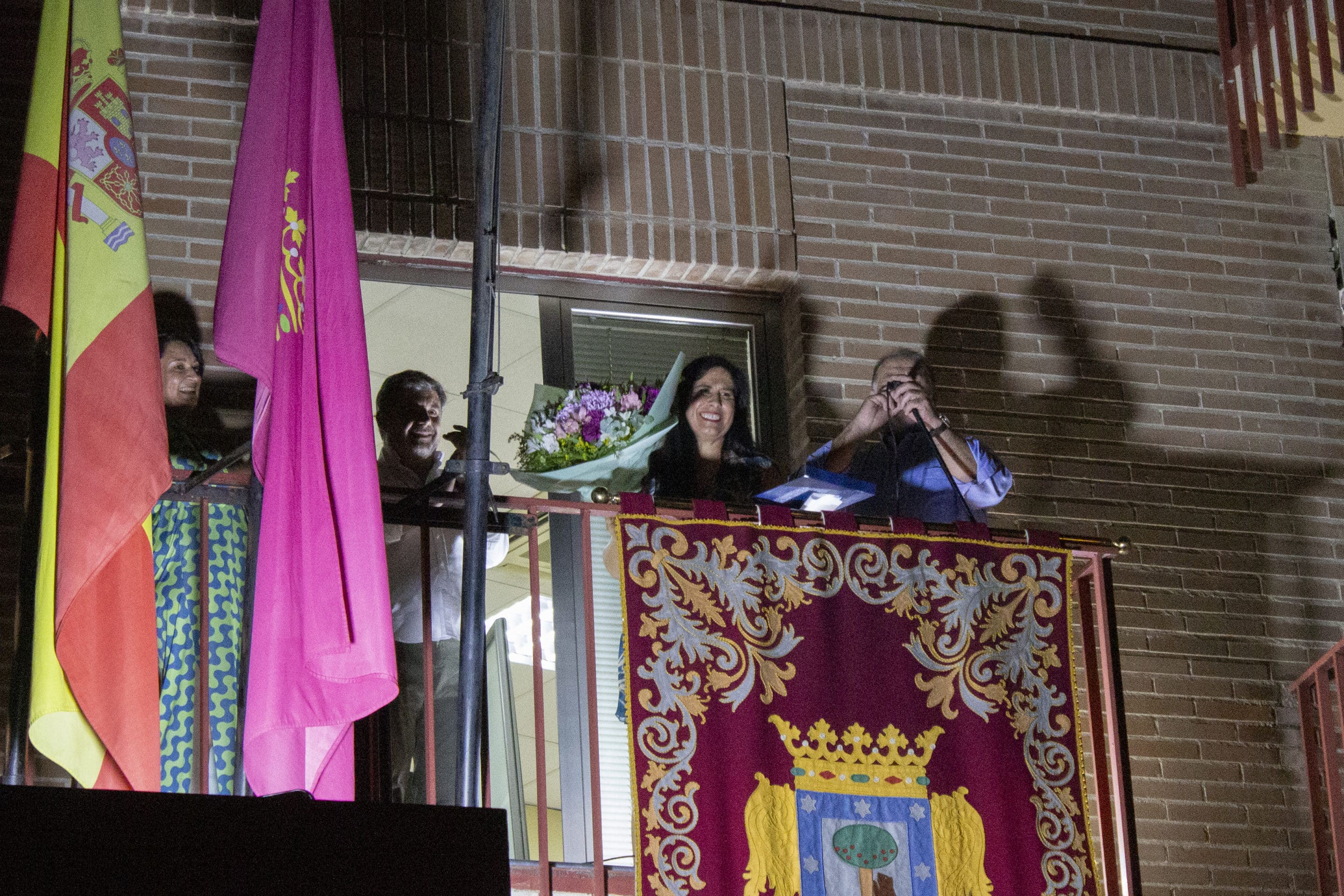 Margarita Salvador de AV El Cañaveral da el pregón de las fiestas de Vicálvaro (foto: Nuevo Sureste)
