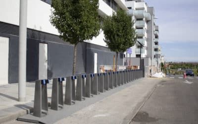 Bicimad instala cuatro paradas del servicio de bicicletas municipales en El Cañaveral