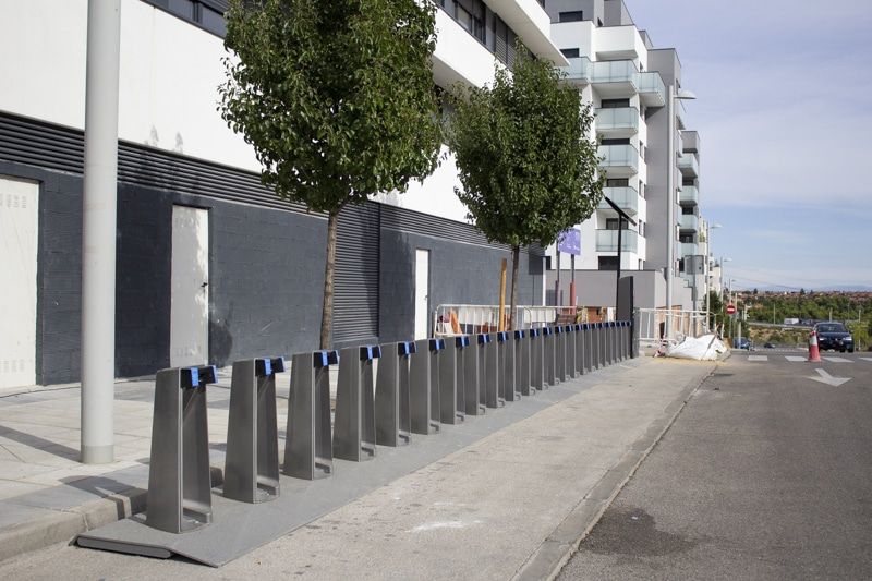Bicimad instala cuatro paradas del servicio de bicicletas municipales en El Cañaveral