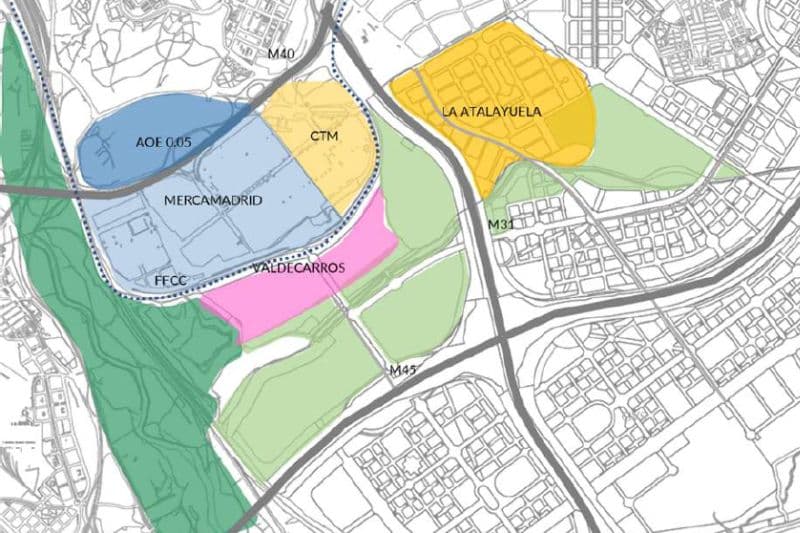 El Ayuntamiento estudia ampliar Mercamadrid en terrenos de Valdecarros a partir de 2032