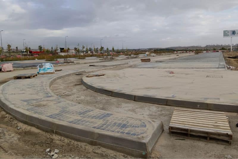 Obras de la tercera etapa de urbanización de Los Berrocales (fuente: Nuevo Sureste)