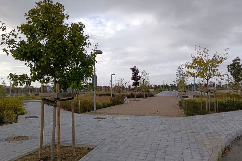 Urbanización de la primera supermanzana de Los Berrocales (Fuente: Nuevo Sureste)