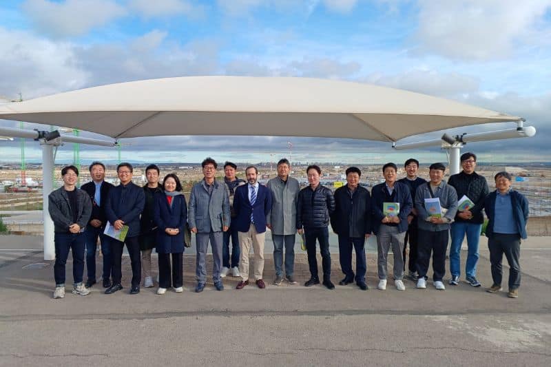 Visita de la Korean Standards Association a Los Berrocales (fuente: Junta de Compensación de Los Berrocales)