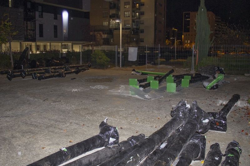 Comienzan las obras del área infantil singular de la calle Victoria Kent en El Cañaveral