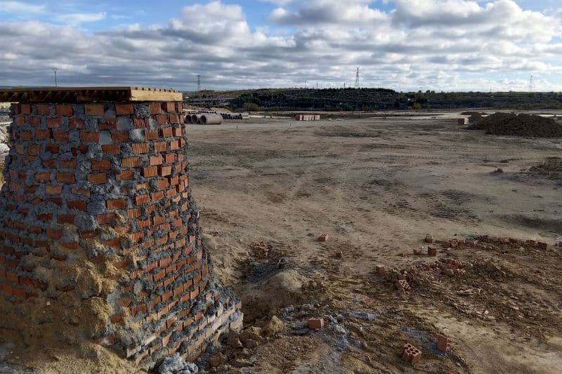 Obras de urbanización de Los Cerros (fuente: Nuevo Sureste)