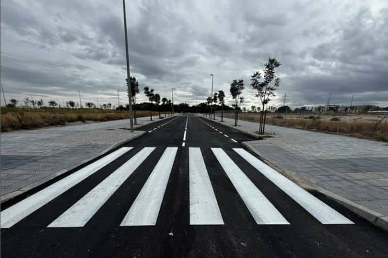Obras de urbanización de la primera etapa de Los Ahijones (fuente: Junta de Compensación de Los Ahijones)