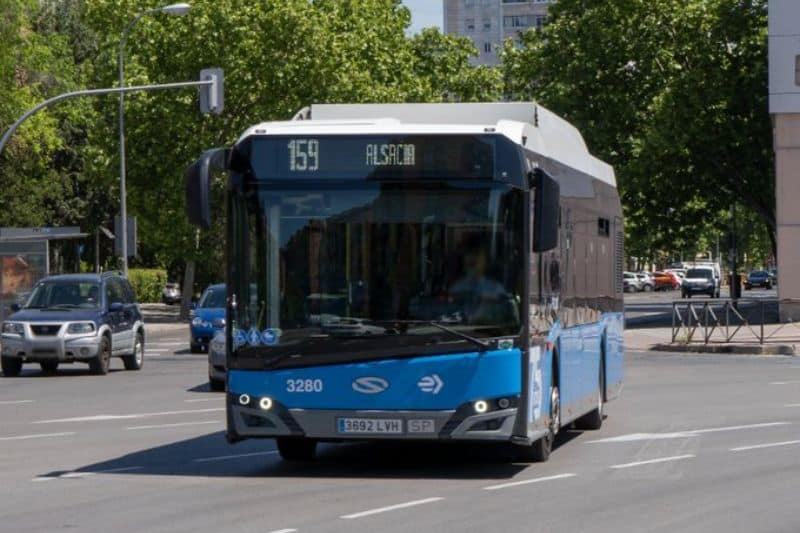 Autobús de la línea 159 de EMT Madrid (fuente: EMT Madrid)