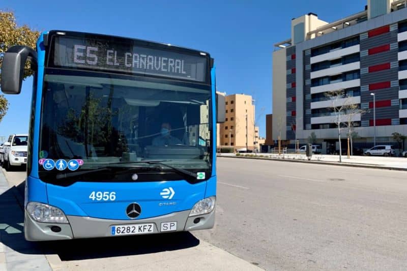 Autobús de la línea E5 de EMT Madrid (fuente: EMT Madrid)