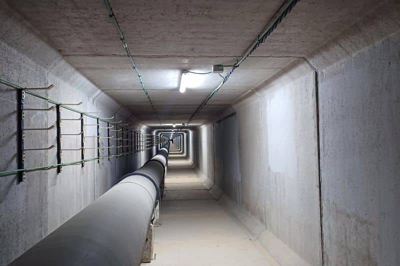 Galerías de servicio de Los Berrocales (fuente Junta de Compensación de Los Berrocales)