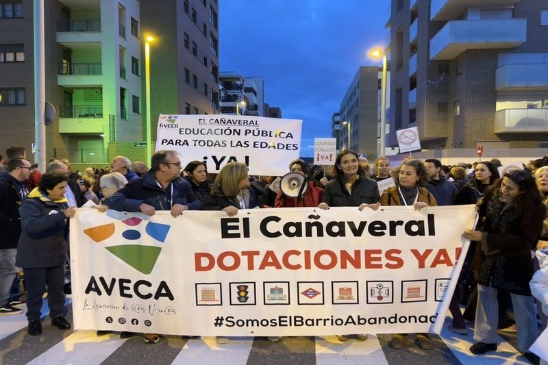 El Cañaveral sale a la calle: “Queremos, necesitamos y exigimos un colegio público»