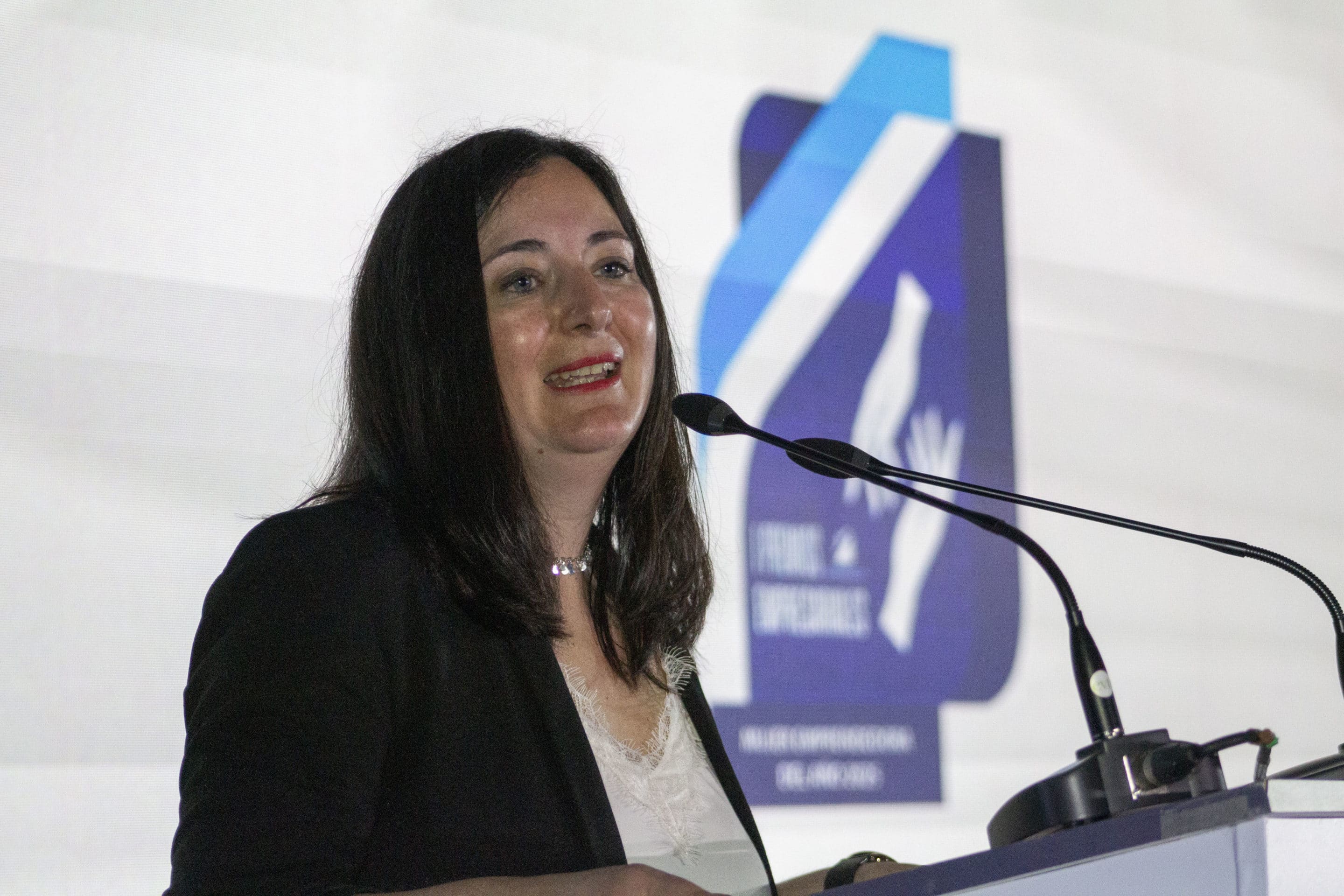 Celia González, directora de Nuevo Sureste, Premio Mujer Emprendedora de Asearco (foto: Jaime Moya)