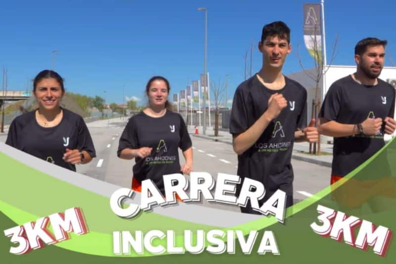 Cartel de la carrera inclusiva de Los Ahijones (fuente: Junta de Compensación de Los Ahijones)