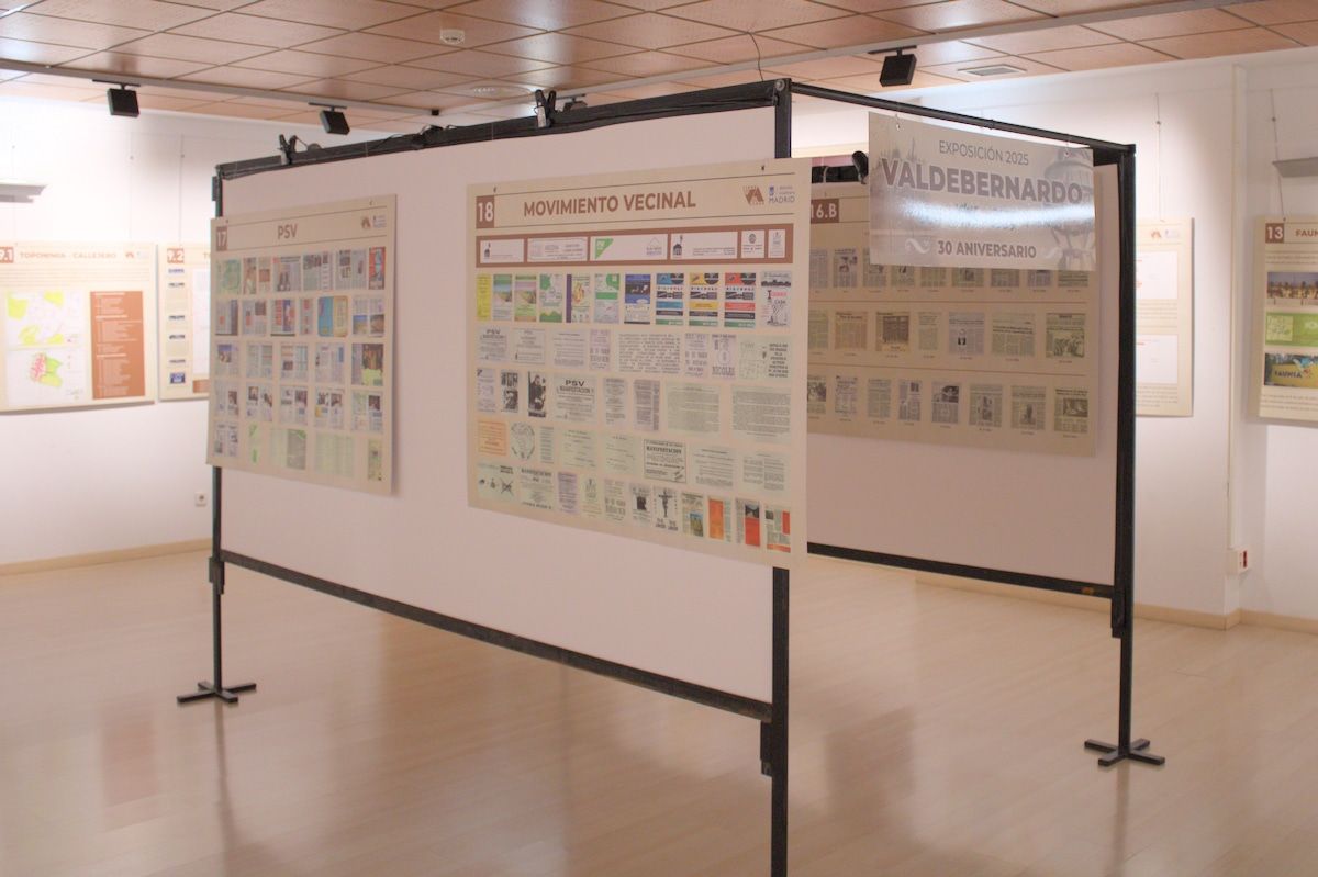 Exposición por el 30 aniversario de Valdebernardo (foto: Nuevo Sureste)