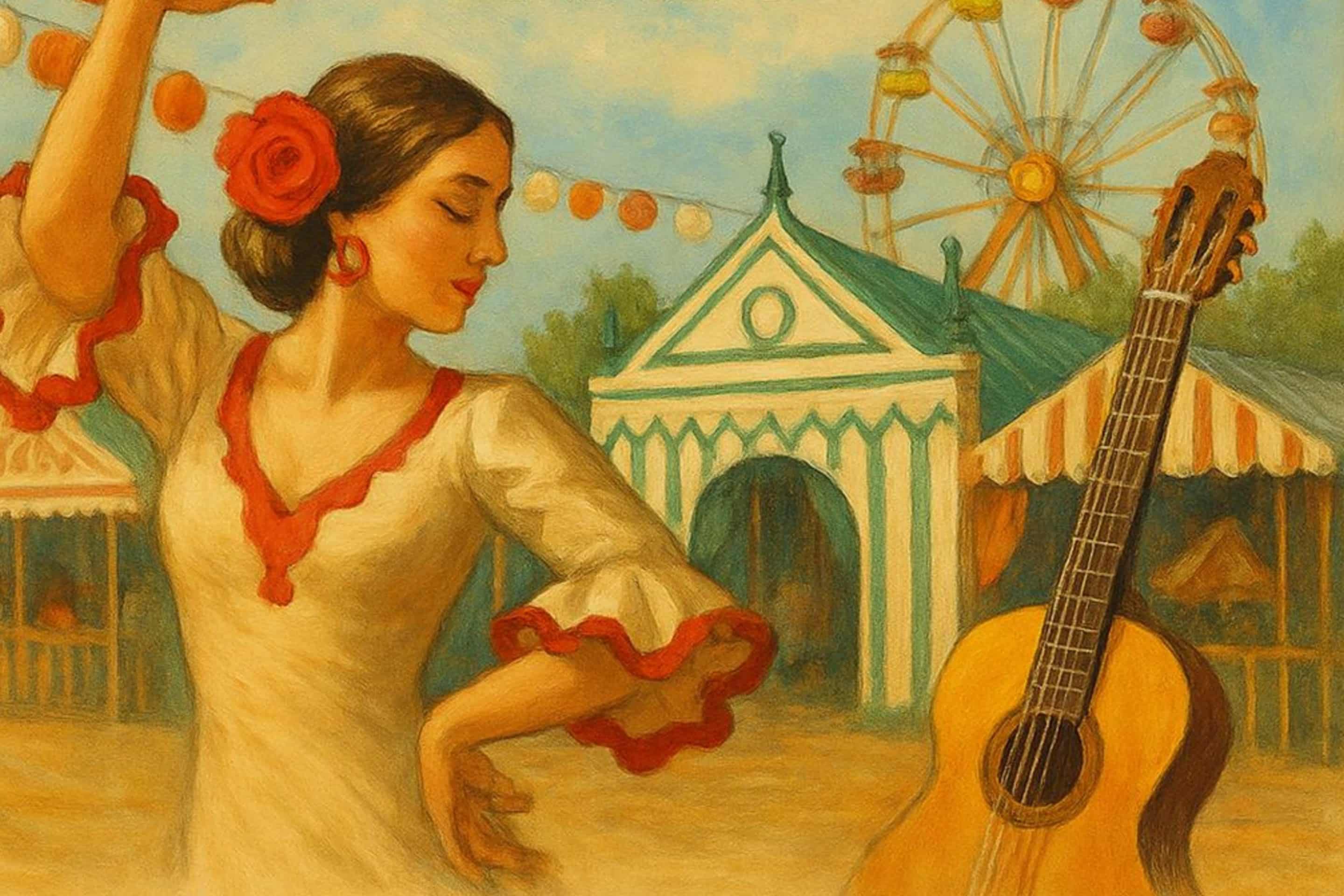 Cartel de la primera edición de la Feria Andaluz de El Cañaveral (fuente: Ayuntamiento de Madrid)