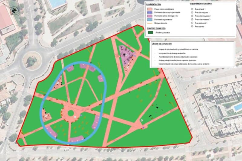 Un nuevo parque para vertebrar la Colada del Santísimo
