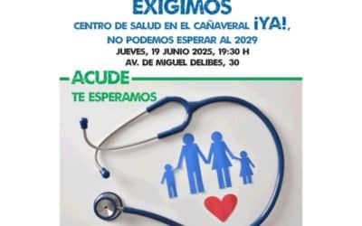 Aveca y la AV Vicálvaro convocan una manifestación para exigir la apertura del centro de salud de El Cañaveral