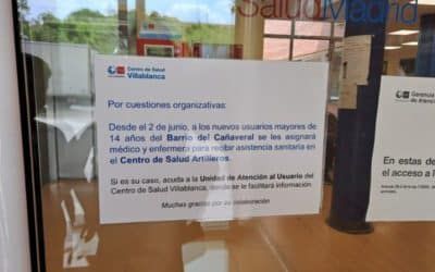 Sanidad redirige la Atención Primaria de El Cañaveral al centro de salud de Artilleros